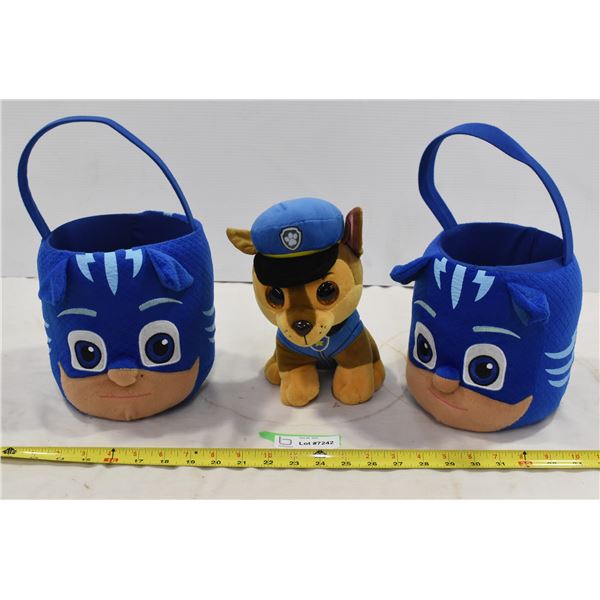 Candy Buckets & Paw Patrol Puppy