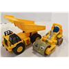 Image 3 : 5 Yellow Heavy Duty Machines. One Metal Tonka Dumptruck
