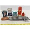 Image 1 : Can of Motor Oil, Dri Cube, Players Tobacco Tin, Misc.