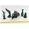 Image 1 : Blue Mountain Pottery Dolphin & Vases – Dolphin Repaired