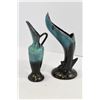 Image 2 : Blue Mountain Pottery Dolphin & Vases – Dolphin Repaired