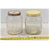 Image 1 : 6-Inch Diameter Vintage Square Coffee Jars