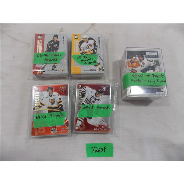 04-05 + 05-06 +99-00 Heroes + Prospects Hockey Cards