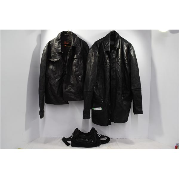 Leather Jackets & Bag