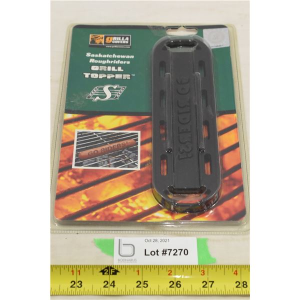 Sask Rider Grill Topper Hot Dog Tattooer