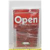 Image 1 : Open Sign w/ Editable Letters