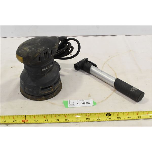 Orbit sander & Portable Bike Pump