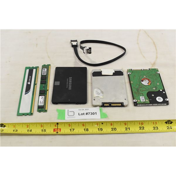 Old laptop hard drives/ram - untested