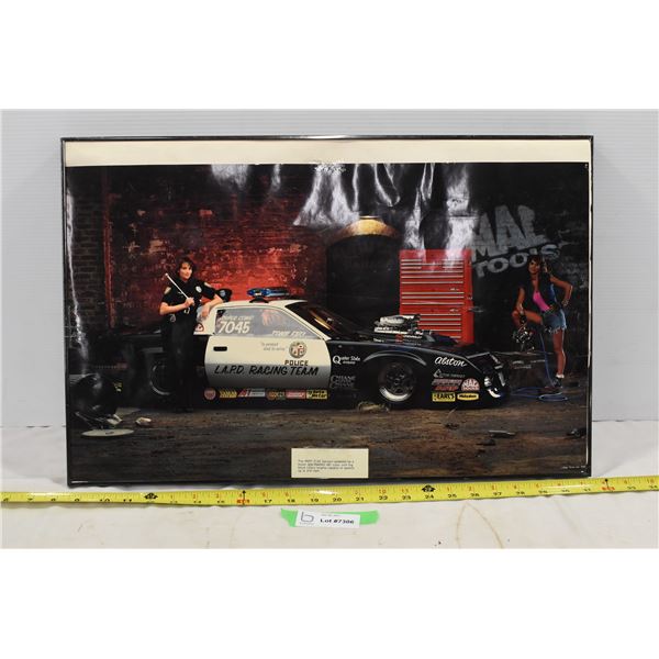 LAPD Racing Team Poster on Frame