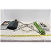 Image 1 : Assorted Lot w/ Tire Iron, Water Bed Heater, Tow Rope