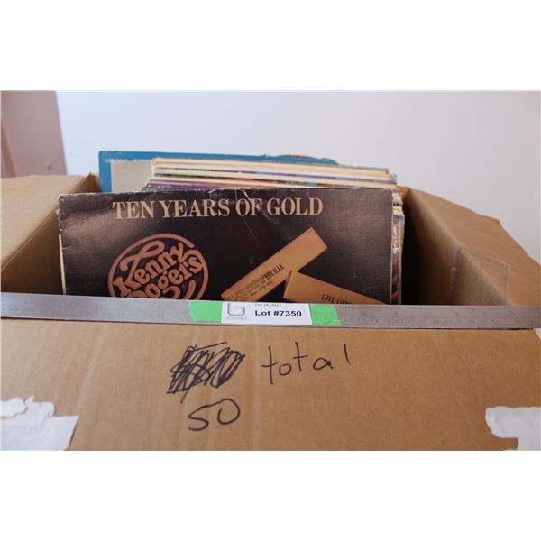 Box of various records