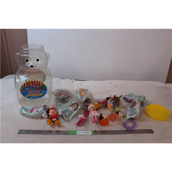 Vintage McDonald’s toys; Madame Alexander and Disney