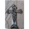 Image 4 : Pewter ornaments, cast iron duck, metal cross, asian statues
