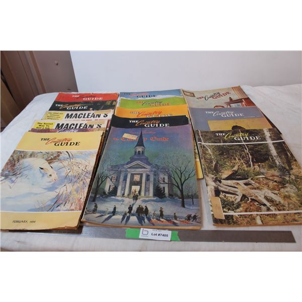 Vintage “The Country guide” magazines