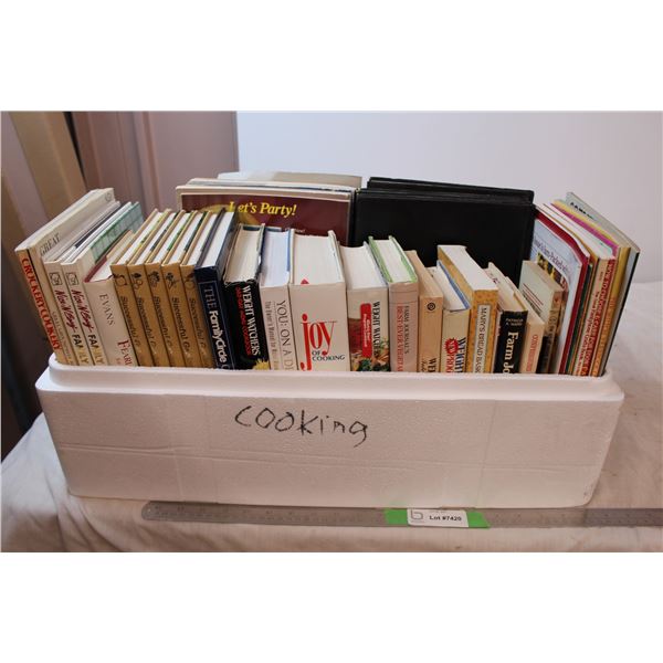 Lot of books “Cooking”