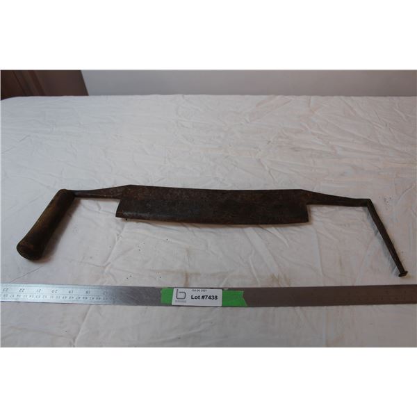 Draw knife 21” (handle missing)