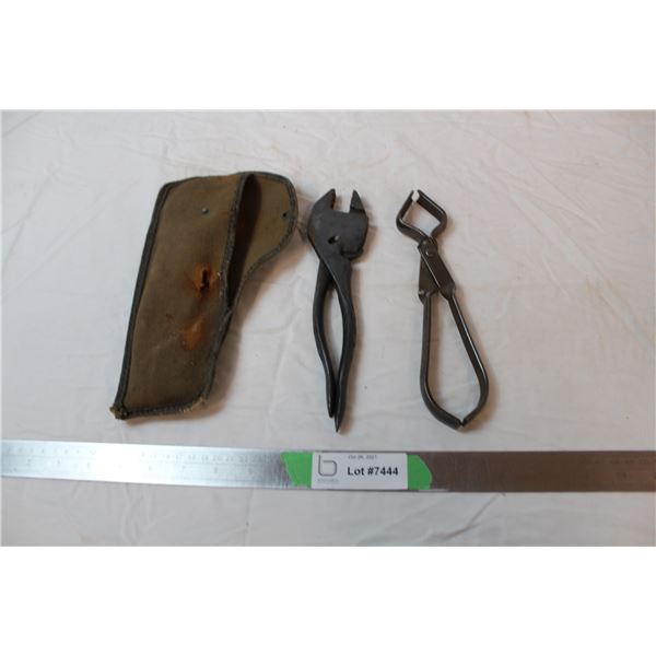antique pliers, Eveready lance wrench