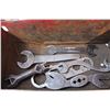 Image 3 : vintage tractor tool box with wrenches