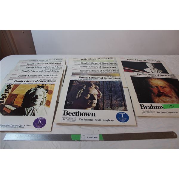 “Family library of great music” classical records