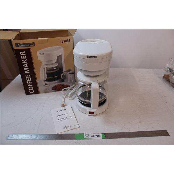 Kenmore coffee maker in box