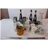 Image 1 : Variety of bottles, mugs, and tankards