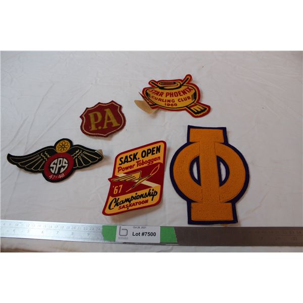 SPS 47-48 winged patch + other vintage patches