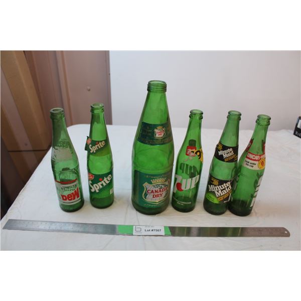 Vintage soda bottles