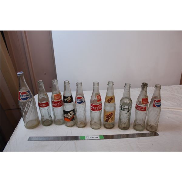 Vintage soda bottles