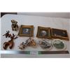 Image 1 : Framed art, burleigh plates, unique sea shells, misc