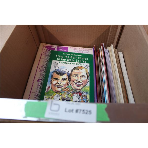 Box of various books