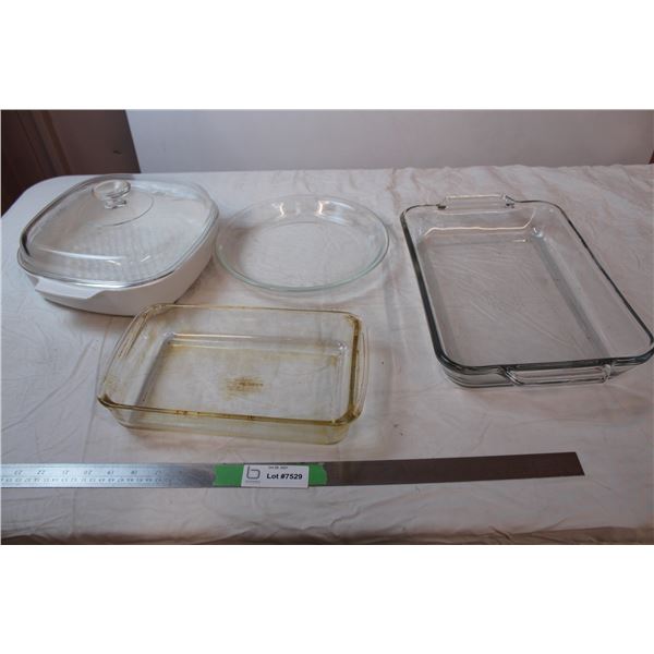 Pyrex + other ovenware dishes