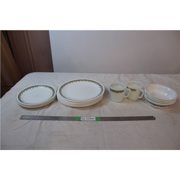 Dinnerware set, Corelle & Pyrex