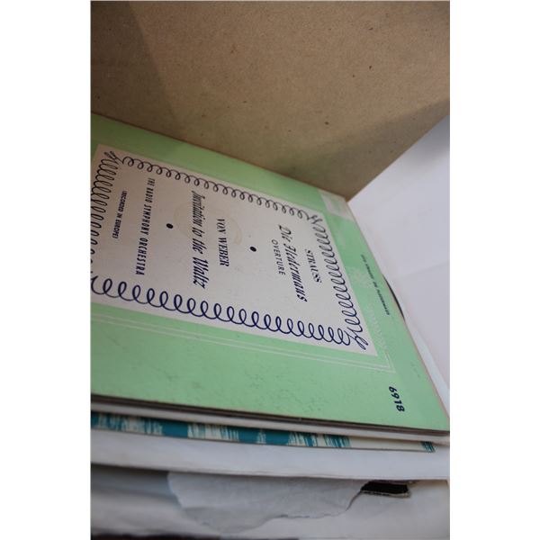 Lot of various Records in plastic tub