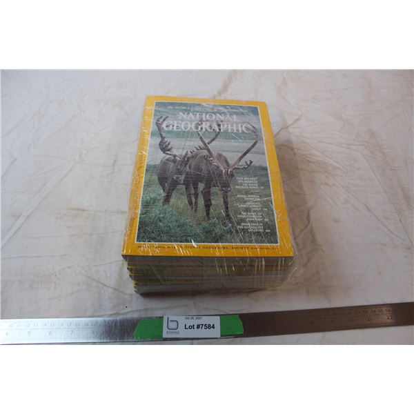 1979 complete set of National Geographic magazines