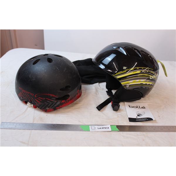 Youth bike helmet and Youth snowboarding helmet
