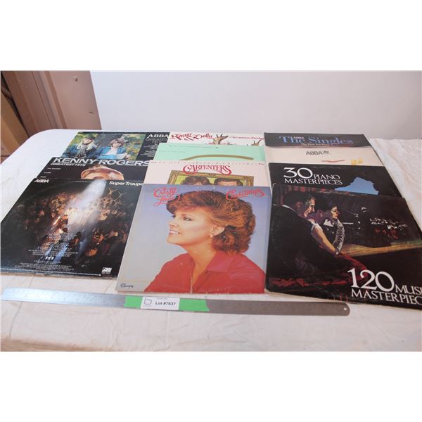 Lot of records; Abba, Christmas, classical