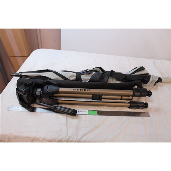Tripod and umbrella