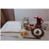 Image 1 : misc. Items; mugs, painting, serving tray