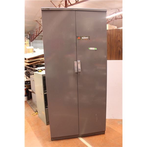 Heavy duty metal cabinet 18”x36”x77”