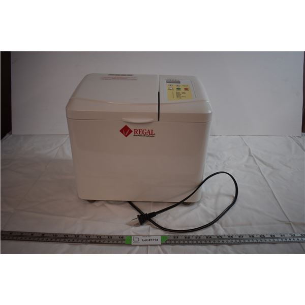 Regal Breadmaker (Turns On)