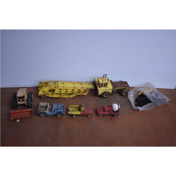 *Tonka Trucks and Tractor with Hauler