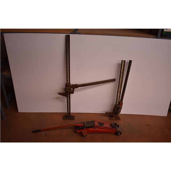 *2 Tonnes Floor Jack and Vintage Jackalls