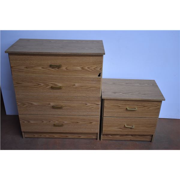 *Small Dresser (37"H x 32"W) with Nightstand (22"H x 22" W)