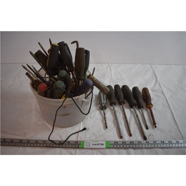 Pail of Screwdrivers