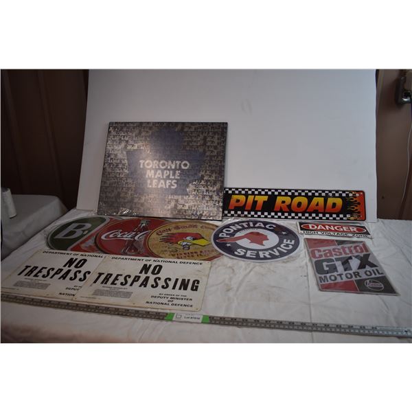 Maple Leafs Wall Art and Tin Signs