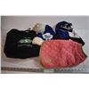 Image 1 : Roughriders Bag, Maple Leafs Hats and Piggy Bank, and Dog Jacket