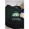 Image 2 : Roughriders Bag, Maple Leafs Hats and Piggy Bank, and Dog Jacket