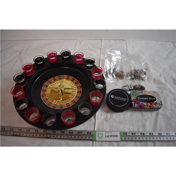 Shot Glass Roulette Game and Misc
