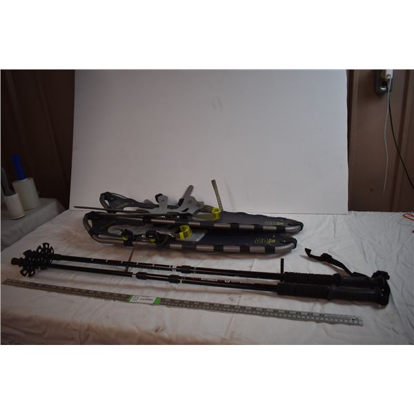 Snowshoes and Poles