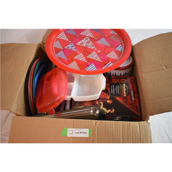 Box of Tins and Tin Plates